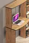 5 Shelves Bookshelf Desk