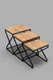 V Lux 3 Piece Zigon Coffee Table