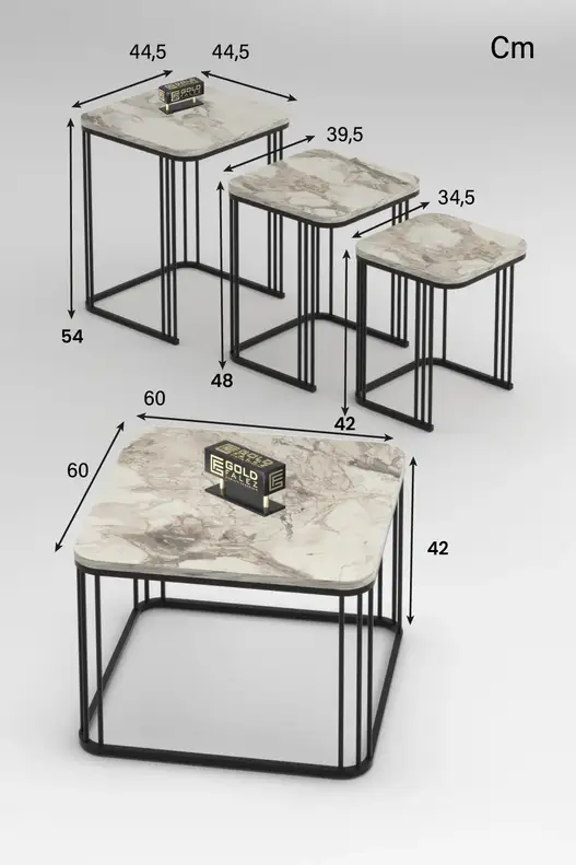 Alize Center and Zigon Coffee Table Set Alize Center and Zigon Coffee Table Set