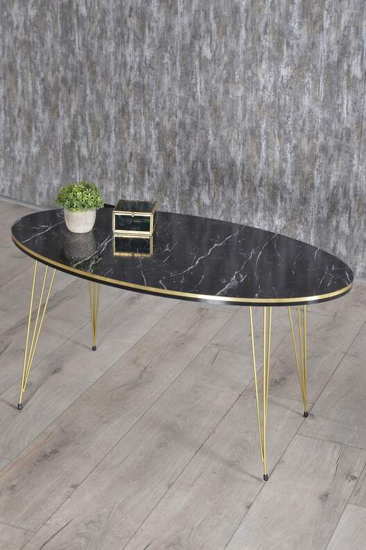 Gold Wire Double Gold Centre Coffee Table Ellipse Gold Wire Double Gold Centre Coffee Table Ellipse