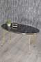 Gold Wire Double Gold Centre Coffee Table Ellipse