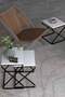 V Lux 3 Piece Zigon Coffee Table