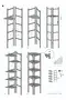6 Shelves Flower Bookcase