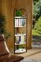 Bohemian Corner Bookcase with 5 Shelves