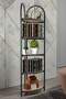 Bohemian Corner Bookcase with 5 Shelves