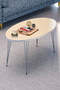 Silver Wire Coffee Table Set Ellipse