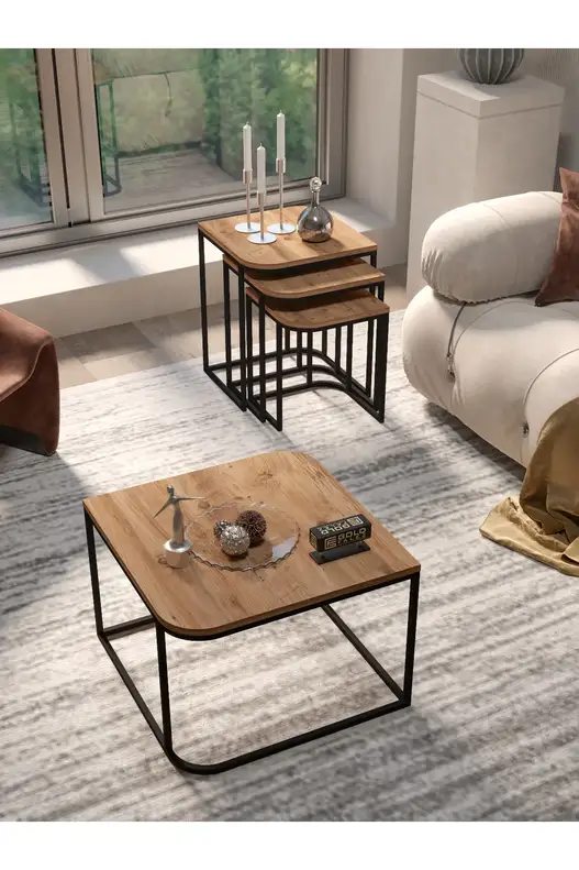 Damla Center and Zigon Coffee Table Set Damla Center and Zigon Coffee Table Set