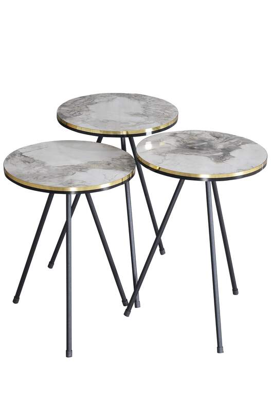 Black Metal Double Gold Coffee Table Set Square Black Metal Double Gold Coffee Table Set Square
