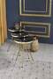 Gold Metal Zigon Coffee Table