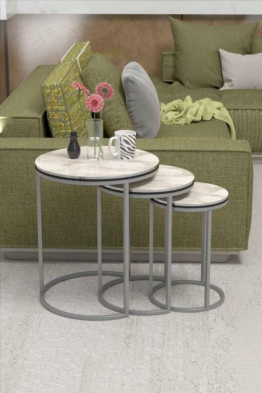 Zigon Coffee Table Silver C Lux