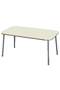 Black Metal Double Gold Coffee Table Set Square