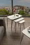 Black Wire Silver Square Zigon Coffee Table