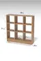 Bookshelf Shelf 9 Compartments
