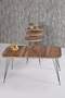 Black Wire Coffee Table Set Ellipse