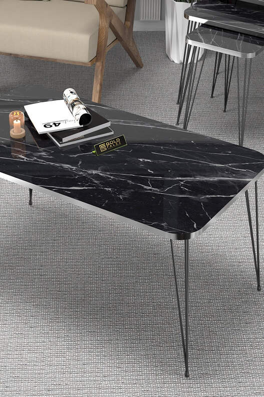 Black Wire Silver Centre Coffee Table Square Black Wire Silver Centre Coffee Table Square