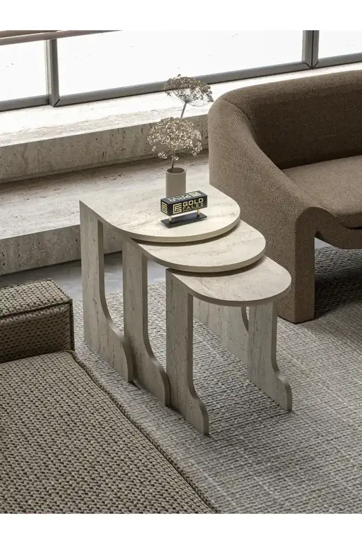 Setro 3 Piece Zigon Coffee Table