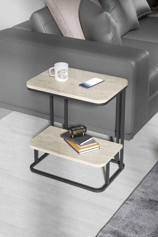 2-Tier Sofa Table Side Table