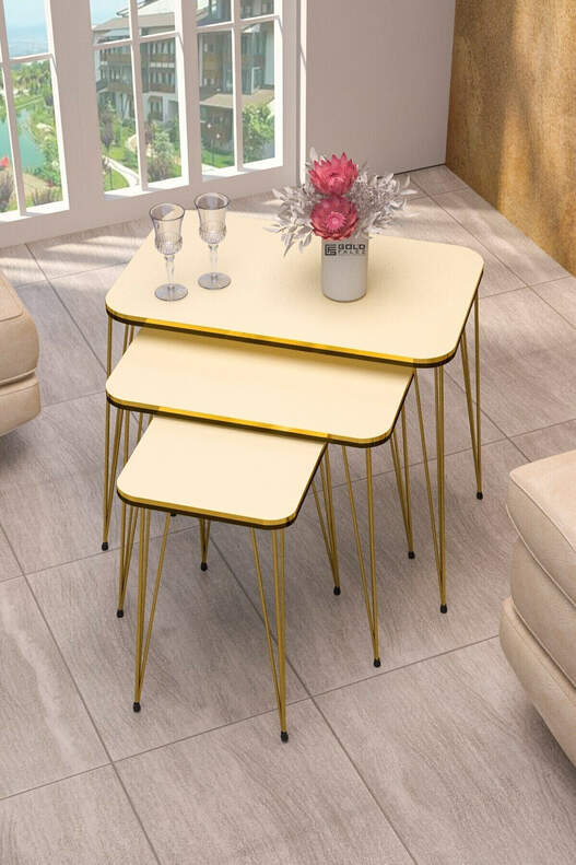 Gold Wire Double Gold Square Zigon Coffee Table Gold Wire Double Gold Square Zigon Coffee Table