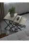 V Lux 3 Piece Zigon Coffee Table