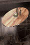 Silver Wire Mid Coffee Table Ellipse