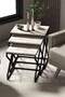 V Lux 3 Piece Zigon Coffee Table