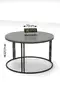Middle Coffee Table Single Gold Luxury Special