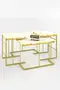 Solo Centre Coffee Table Zigon Coffee Table Gold Set