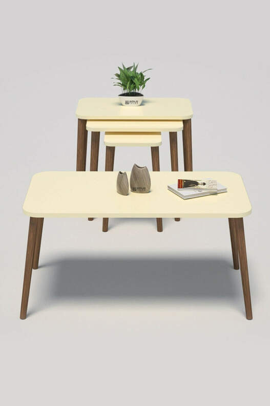 Wooden Square Coffee Table Set Wooden Square Coffee Table Set