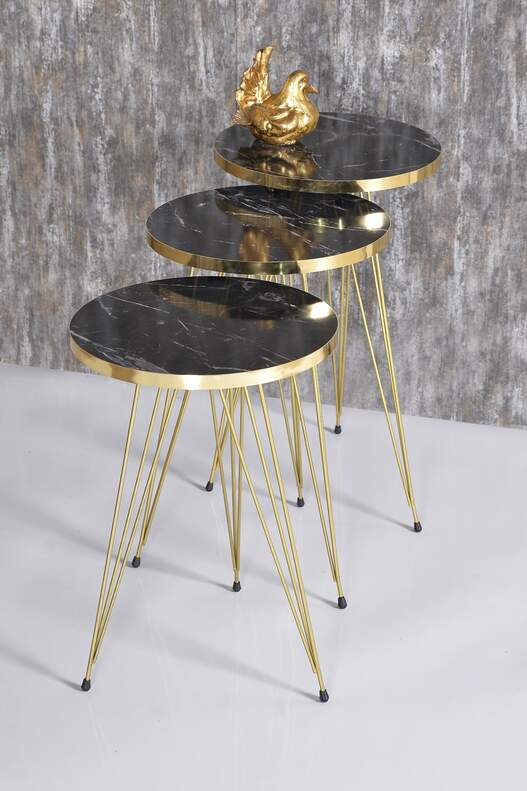 Gold Wire Zigon Coffee Table Gold Wire Zigon Coffee Table