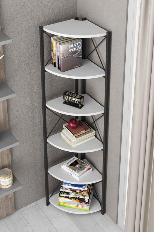 Bookshelf 6 Corner Shelf Bookshelf 6 Corner Shelf