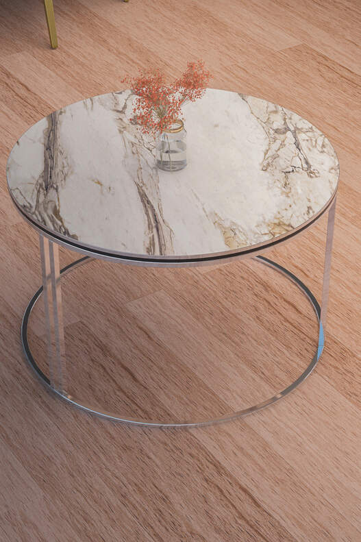 Middle Coffee Table Single Silver Luxury Special Middle Coffee Table Single Silver Luxury Special