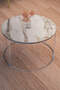 Middle Coffee Table Single Silver Luxury Special