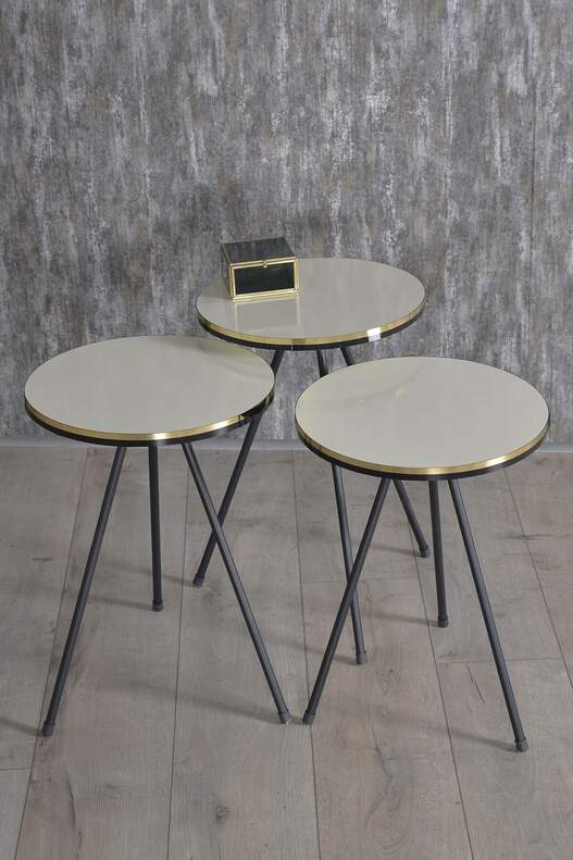 Black Metal Double Gold Coffee Table Set Square Black Metal Double Gold Coffee Table Set Square