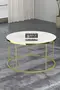 Coffee Table and Zigon Coffee Table Terra Set Gold