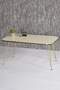 Gold Wire Double Gold Centre Coffee Table Square