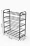 5 Shelf Metal Shoe Rack-Multipurpose Shelf