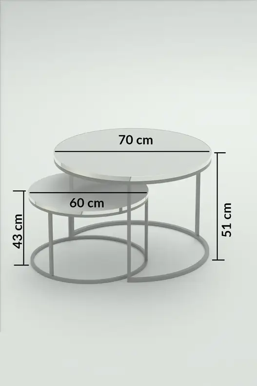 Coffee Table Double Silver Luxury Special Coffee Table Double Silver Luxury Special