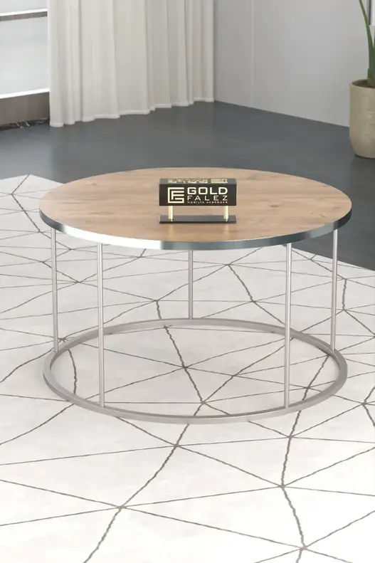 Coffee Table and Zigon Coffee Table Terra Set Silver Coffee Table and Zigon Coffee Table Terra Set Silver