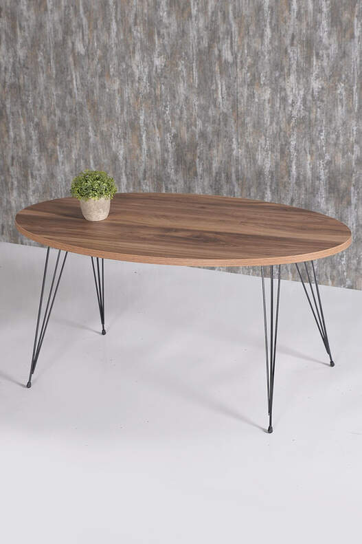 Black Wire Centre Coffee Table Ellipse Black Wire Centre Coffee Table Ellipse