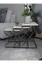 V Lux 3 Piece Zigon Coffee Table