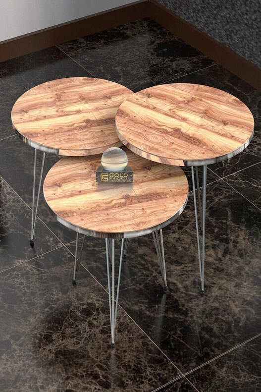 Silver Wire Coffee Table Set Ellipse Silver Wire Coffee Table Set Ellipse
