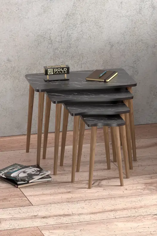 Zigon Coffee Table Wooden 4 Piece Square Zigon Coffee Table Wooden 4 Piece Square
