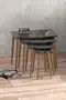 Zigon Coffee Table Wooden 4 Piece Square