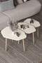Trio 3 Wooden Zigon Coffee Table