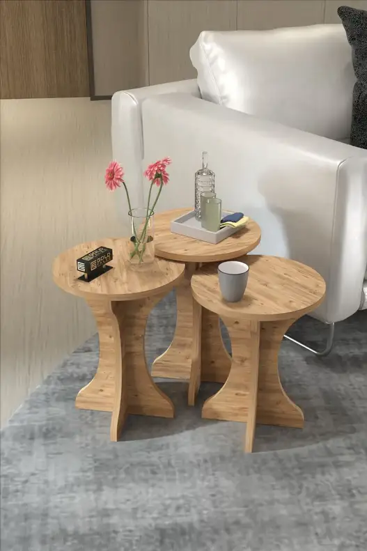 Centre coffee table and Zigon Coffee Table Cork Set Centre coffee table and Zigon Coffee Table Cork Set
