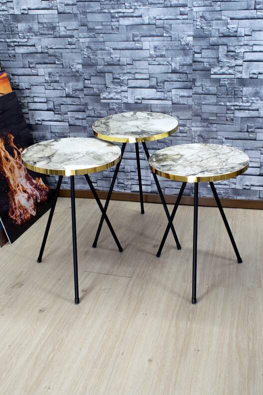 Black Metal Gold Zigon Coffee Table Black Metal Gold Zigon Coffee Table