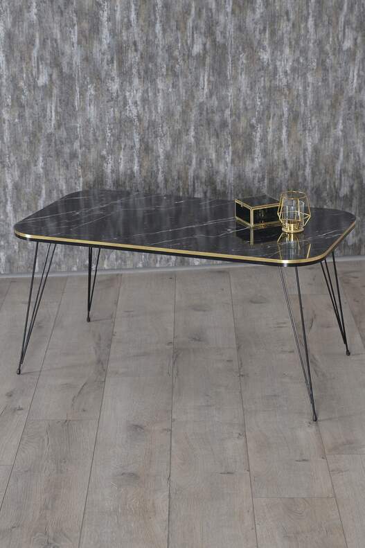 Black Wire Double Gold Coffee Table Set Square Black Wire Double Gold Coffee Table Set Square