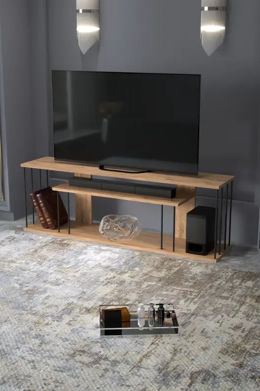 Tv Sehpası Raflı 140cm Gzd Plus Tv Sehpası Raflı 140cm Gzd Plus