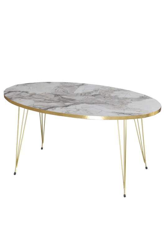 Gold Wire Zigon Coffee Table Set Ellipse Gold Wire Zigon Coffee Table Set Ellipse