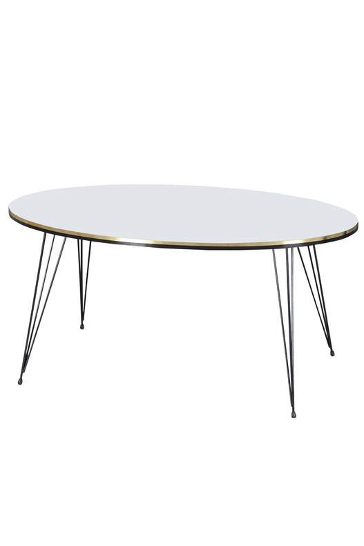 Black Wire Double Gold Coffee Table Set Ellipse Black Wire Double Gold Coffee Table Set Ellipse